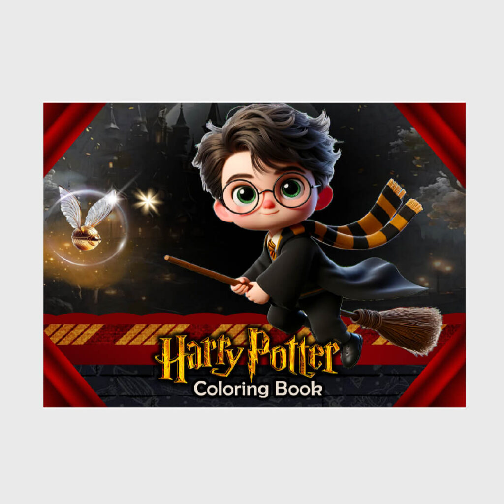 Livro de Colorir Bobbie Goods Harry Potter Ref 19086 – Loja Star Games