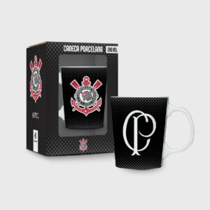 Caneca Porcelana Premium Corinthians Ref 18831