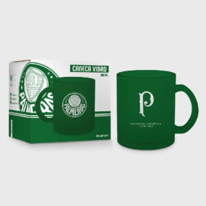 Caneca Vidro Diamond Palmeiras Ref 18822