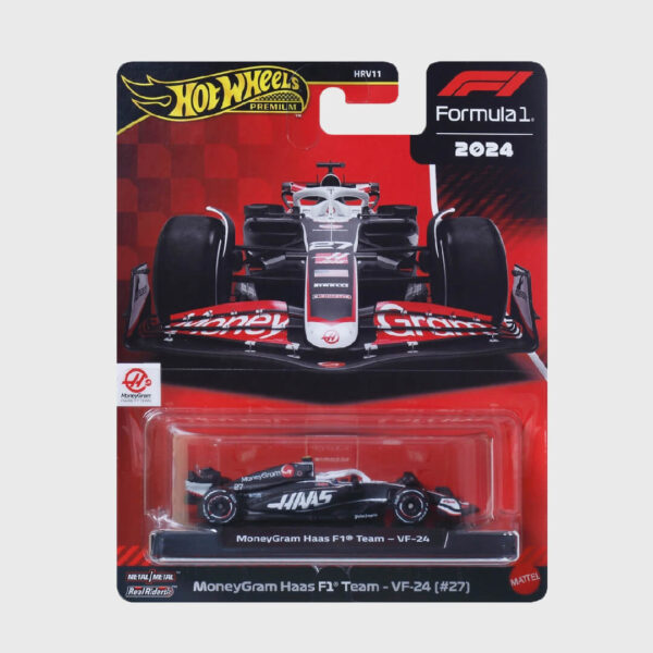 Hot Wheels Premium F1 2024 MoneyGram Haas F1 Team VF-24 - Imagem 2