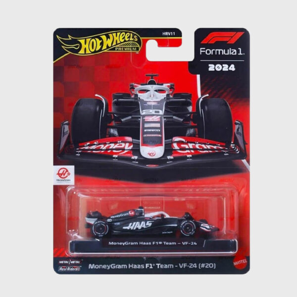 Hot Wheels Premium F1 2024 MoneyGram Haas F1 Team VF-24