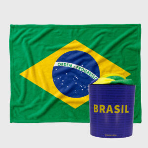Balde com Manta Brasil